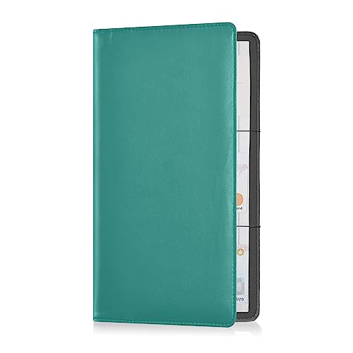 Organizador de documentos para auto cuero miniatura 7
