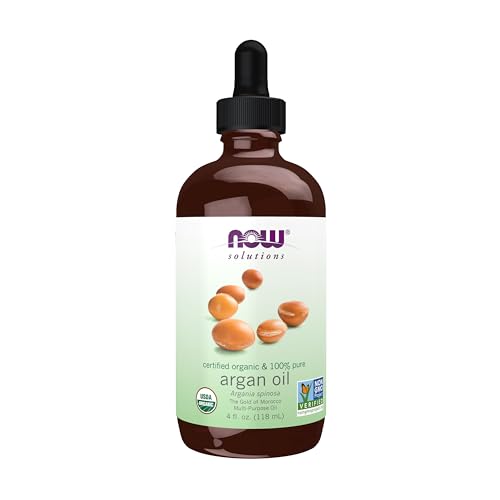 NOW Foods Solutions, Organic Argan Oil, Certified Organic and 100% Pure, 