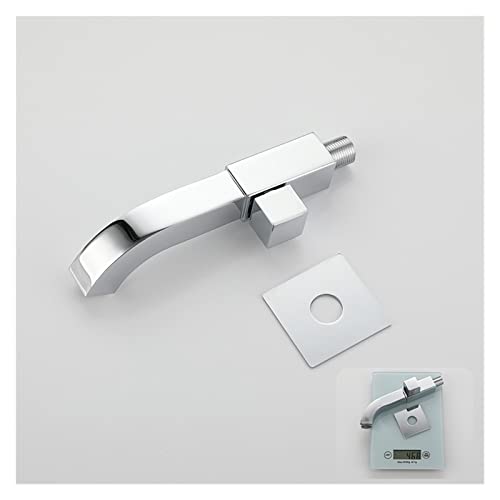 Robinet de lavabo carré avec commande fluide en laiton pour évier de salle de bain - 8