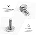 JECOMPRIS 24pcs Stainless Steel T-Bolt Multifunctional Industrial Fasteners Connectors for Machinery and Equipment Easy to Use and Store