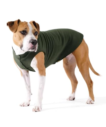 Goldpaw Stretch Fleece Dog Sweater, Hunter Green, Size 22
