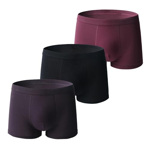 Elitevienna - Calzoncillos tipo bóxer para incontinencia para hombre, a prueba de fugas, alta absorción, lavable, reutilizable, paquete de 3/4/5, 3-12, XXL