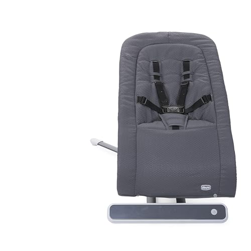 Miniatura 5 de Chicco Rhythm N Sound Hamaca Bebé Electrónica Para Bebés Hasta 9 Kg, Con Sonidos De La Naturaleza Y Nanas, Balancín Bebé Automático, Respaldo Reclinable, Cierre Compacto Y Cable Usb Gris Grey Moon
