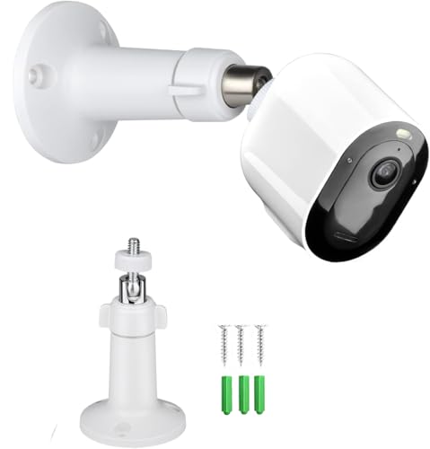 Bewakingscamera wandhouder voor Arlo Pro, Arlo Pro 4/3/2, Arlo Ultra/Ultra 2, Arlo Go/Go 2, Arlo Essential Spotlight, Ring Stick Up/EufyCam 2/2C camera, verstelbare veiligheidshouder voor binnen en