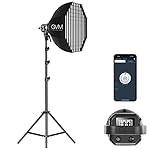 GVM 80W Photo Studio Lighting Kit, LED Video Light with Bowen Mount 23.6" Softbox, Tripod Stand, Continuous Output Daylight 5600K Lights for Photography