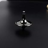 Dimensiones: 3.2 * 2.7 cm WHK Spinning Top, Mini Gyroscope Spinning Top Gyro Toys Regalo Divertido(Black)