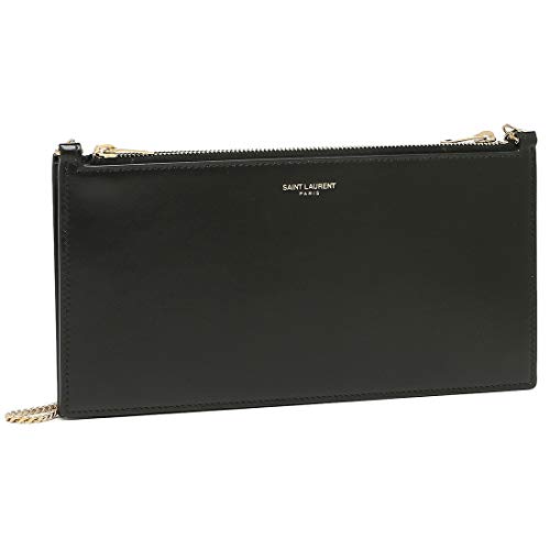 [サンローランパリ] ショルダーバッグ 取り外しポーチ ブラック レディース 640715 03P0J 1000 [並行輸入品]