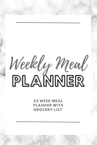 Minimalist Weekly Meal Planner