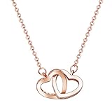 DECHOUS Collar De De Plata Joya Elegante Para Mujer Colgante De Forma De Para Obsequio De Aniversario