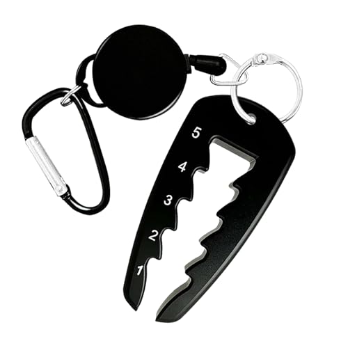 Adjustable Golf Tee Height Tool, Retractable Golf Training Aid, Precision Tee Height Setter for Consistent Swings