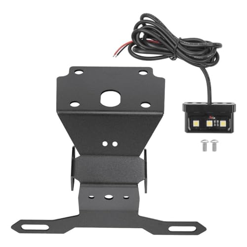 Support de Plaque d'Immatriculation Moto GSX-R125 Noir - Support de Fixation 2017-2024