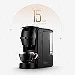 XoTiq Capsule Coffee Machine with Milk Frother, Espresso Machine, 19 Bar Pressure, 0.6L Removable Water Tank for Small capsule, Large capsule and Italian coffee powder brewing cup - Image 2