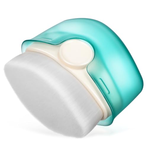 CIMAXIC Sun Block Face Brush Cream Makeup Applicator for Blending Foundation Blush Sunscreen Facial Makeup Brush with Cover for Even Application