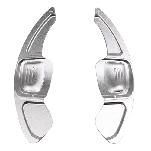 �Ԃ̃p�h���V�t�g Compatible With For Touareg 2019-2022 For Passat 2018-2022 For C-TREK 2017-2020 �Ԃ̃X�e�A�����O�z�C�[���V�t�g�p�h�������M�A�p�h���ƌ݊���������܂�(Silv