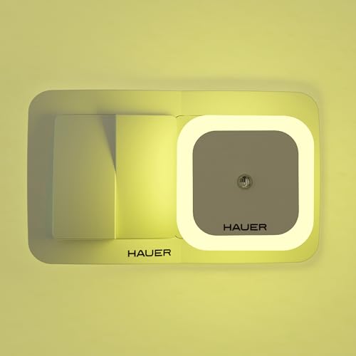 Hauer Glow-Mate Premium Nexa-Square Smart Night Light With Auto D...
