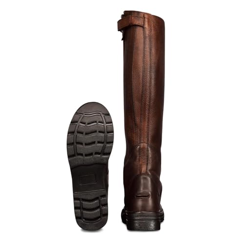 Image of Ovation Women's Moorland II Highrider Tall Riding Boot - Full-Grain Leather Waterproof Breathable Side-Zip Equestrian Boots