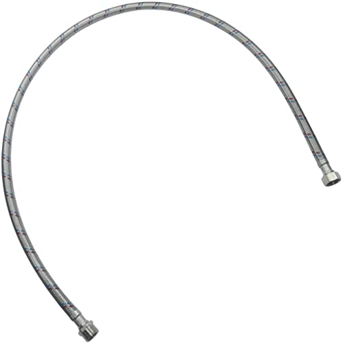 AERZETIX - C51094 - Manguera de alimentación sanitario 1000mm 3/8'' macho/hembra - racor flexible para grifería/baño/cocina - manguera de conexión flexible