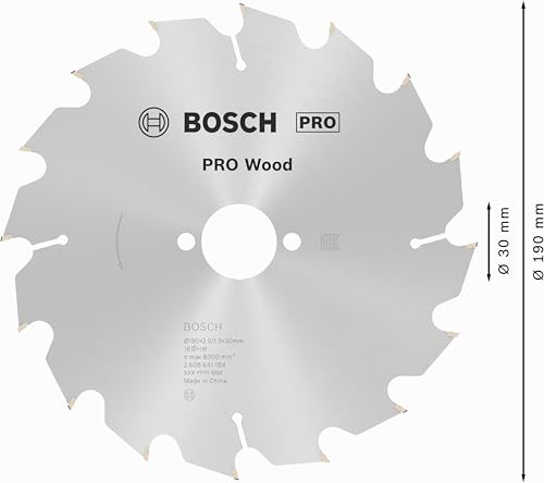 Bosch Lame Scie Circulaire Ø190mm Z16 - vue 6