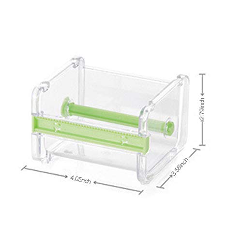 Blusea cortador de fita adesiva, organizador de suporte de fita para rolo de fita, dispensador de ro