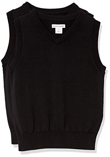 Image of Amazon Essentials Boys and Toddlers' School Uniform Cotton V-Neck Sweater Vest
