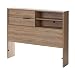 South Shore Fynn 39" Headboard with Storage, Twin, Rustik Oak