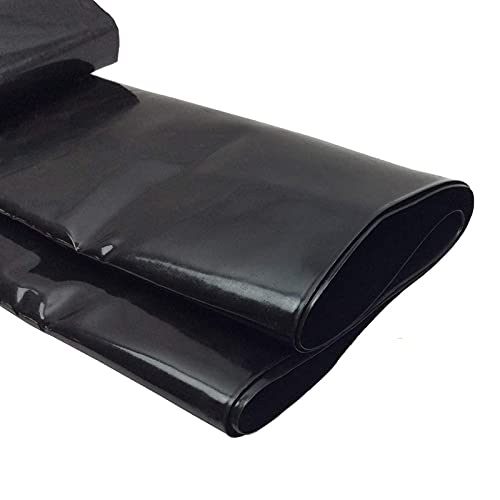 Fodera per laghetto in HDPE da 2 x 3 m a 11 x 12 m, membrana impermeabile nera per piscine da giardino, stagni koi, ruscelli e fontane, pelli durevoli per laghetto per cortile caratteristiche idriche