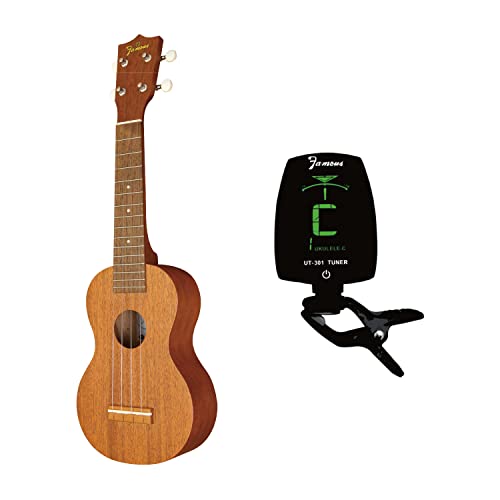 Amazon.co.jp: 【 チューナーセット 】 Famous ukulele ( フェイマス