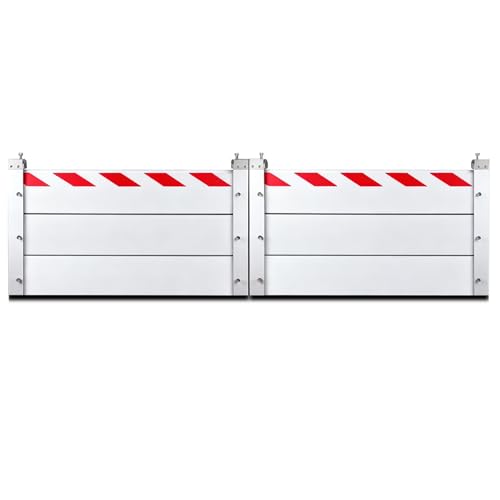 Muro de contención de agua y barrera contra inundaciones para puertas de 190x60 cm