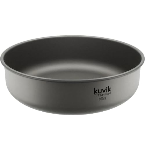 Kuvіk Titanium Bowl - 900ml (30 oz) - Ultralight Bowl for Backpacking