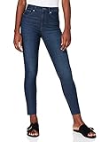 Dänisches Design ONLY Damen ONLBLAKE IRIS LIFE HW SK ANK RAW DBD Jeans, Dark Blue Denim, 27 /\