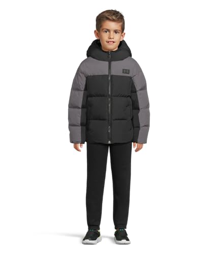 Image of Under Armour Boys' Tuckerman Hooded Puffer Jacket, Windproof & Water Repellent