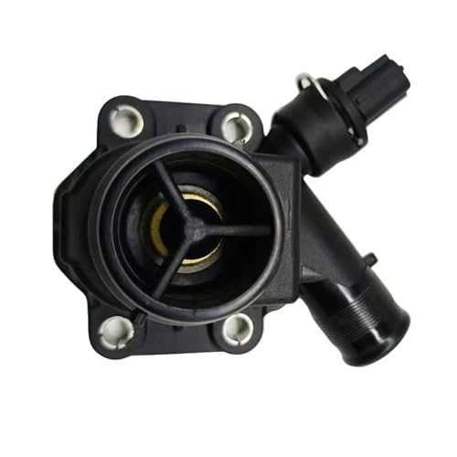 Image of Forlevlaep 31355151,30774489 Engine Coolant Thermostat Housing Assembly Kit for 2008-2015 Land Rover LR2 Volvo S60 S80 V60 V70 XC60 XC70 XC90 L6 3.0L 3.2L Thermostat Housing
