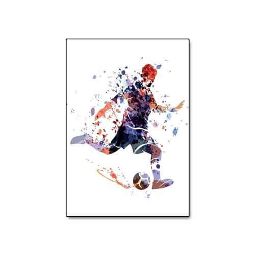 Image pour la maison football abstrait pour grand espace mural nu