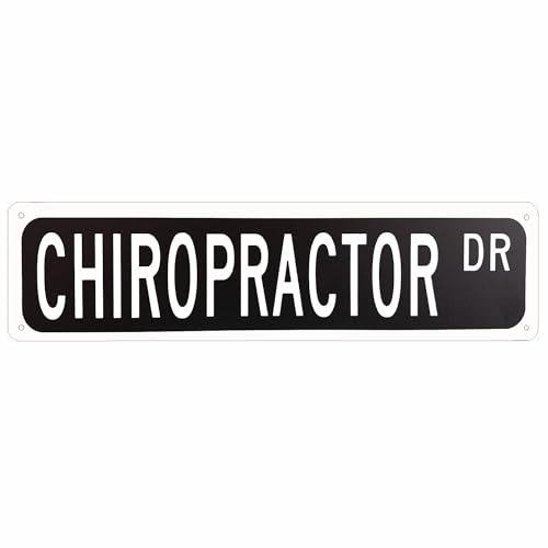 Drcoevo Chiropractor Dr Aluminium Metal Tin Sign Wall Art Decor, 16x4 Inch