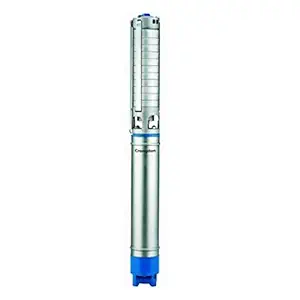 Crompton Greaves Water Filled Submersible Pumpset Suitable for 100mm Borewell, 1HP/0.8KW (Ref 4W14G1P)- Multicolour