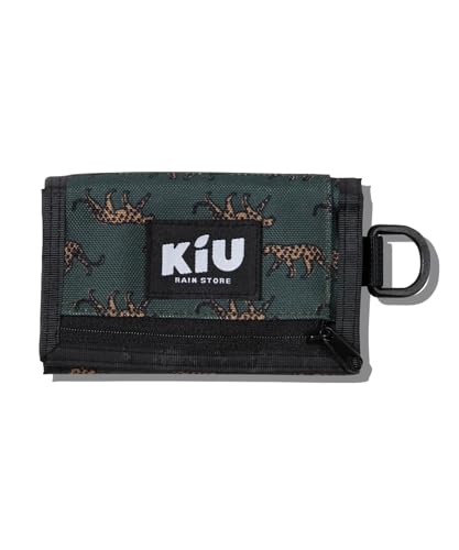 KiU キウ 財布 三つ折り はっ水 600D ウォレット タイプ-A レオパード はっ水 防汚 耐久性 K278-175
