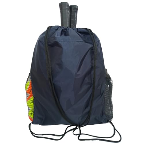 Mochila Bolsa Sacochila Raquete Beach Tennis - Cor Azul Escuro