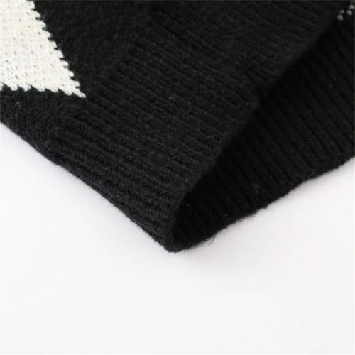 Men's Plaid Sweater Vest Sleeveless V-Neck Button Office Knitted Vest Fit Cardigan Tank Tops4