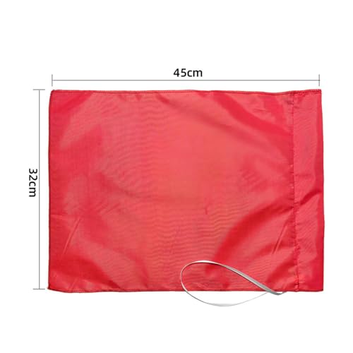 harayaa Replacement Soccer Corner Flag,Football Field Flag Red, for Training and