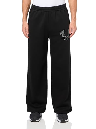 True Religion Men's Studded Baggy Sweatpants