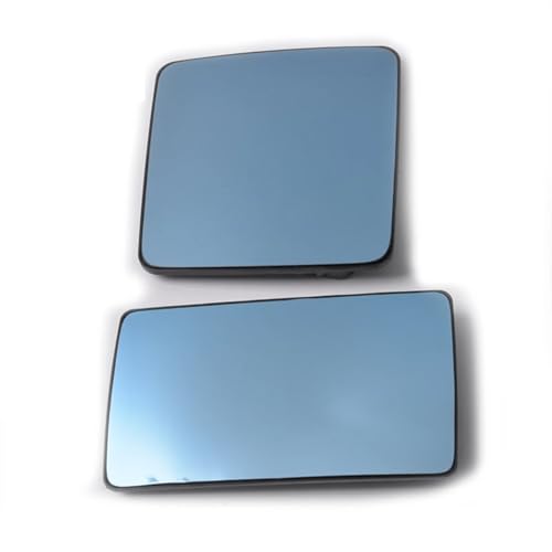 Glace de rétroviseur chauffante bleue gauche compatible avec Benz W201 190 E - 3
