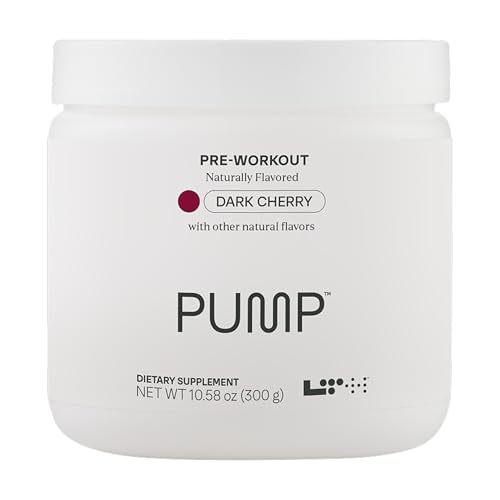 Image of LTH Pump Pre-Workout - Delicious Drink Powder - with L-Theanine & L-Citrulline - Supports Metabolism, Stamina & Focus - Dark Cherry, 40 Servings