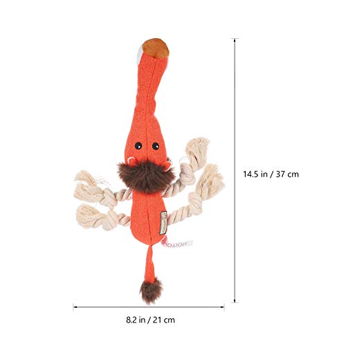 TEHAUX Brinquedo de cachorro que range animal de estimação Cachorro de brinquedo de mascar brinquedo