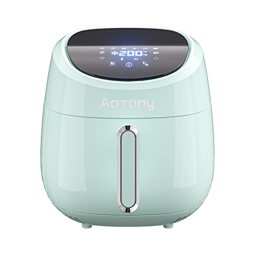 Aotony Freidora sin Aceite, 8 menús Pantalla LED Táctil Freidora sin Aceite, Apagado...