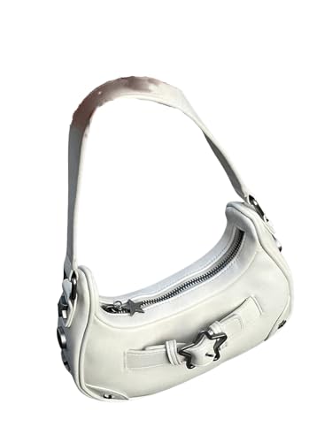 SweatyRocks Women's Casual Pattern Y2K Flap Handle Shoulder Bag Mini Chain Handbags Purses