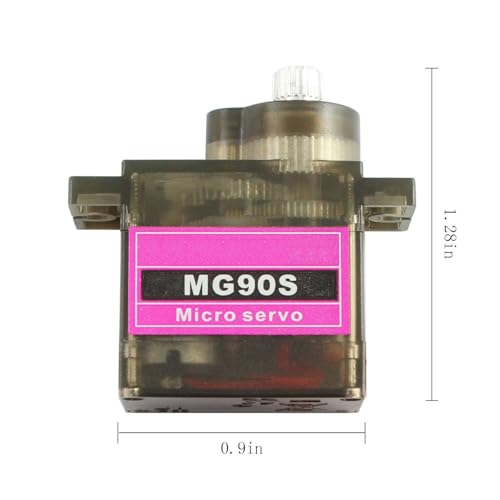 ماكسمورال جهاز سيرفو مايكرو تاور برو سيرفو رقمي متطور SG90S 9G للمركبات التي تعمل بجهاز تحكم عن بعد والمروحيات والقوارب والسيارات، قطعتين MG90S
