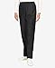 Alfred Dunner Women's Petite Black Denim Proportioned Medium Pant, Black, 10 Petite