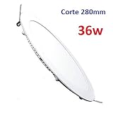 Placa led súper potente en tamaño 297mm corte 275mm 36w 2900Lm