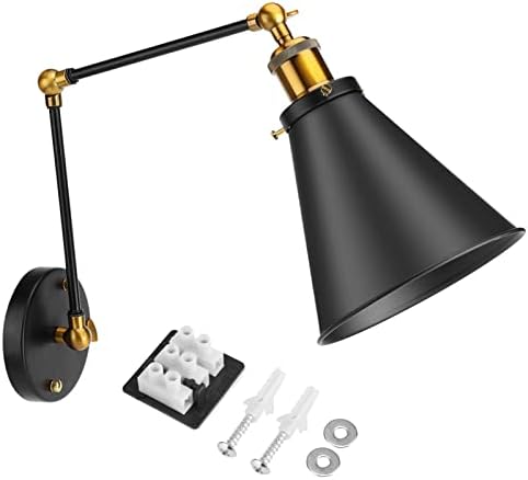 Applique Murale à Bras Oscillant, Applique Murale de Loft Industr...