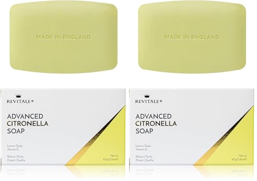 Image of Revitale Advanced Citronella & Lemongrass Soap – Purifying & Soothing Bar for Fresh, Protected Skin (Pack of 2)